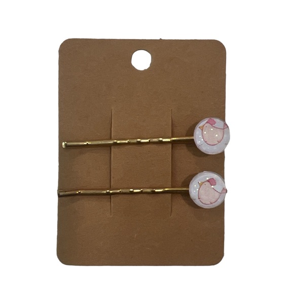 NEW Two Spring Chickens Design Bobby-pin Set - Picture 2 of 2